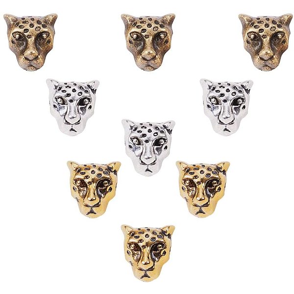 PandaHall 30pcs 3 Color Tibetan Alloy Leopard Head Beads Connector Charm Beads Metal Spacers for Bracelet Necklace Earrings Jewelry Making...
PandaHall 30pcs 3 Color Tibetan Alloy Leopard Head Beads Connector Charm Beads Metal Spacers for Bracelet Necklace Earrings Jewelry Making...