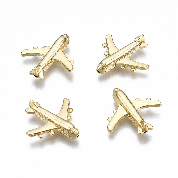 PandaHall Rack Plating Alloy Beads, Cadmium Free & Lead Free, Passenger Plane, Light Gold, 19.5x18.5x3.5mm, Hole: 1mm Alloy Vehicle
PandaHall Rack Plating Alloy Beads, Cadmium Free & Lead Free, Passenger Plane, Light Gold, 19.5x18.5x3.5mm, Hole: 1mm Alloy Vehicle