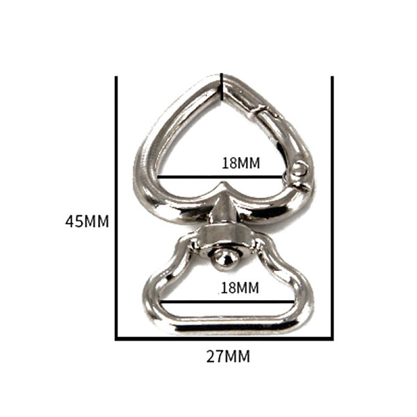 PandaHall Zinc Swivel Clasps, for Bag Making, Peach, 45x27x4mm, Hole: 18mm Alloy Peach
PandaHall Zinc Swivel Clasps, for Bag Making, Peach, 45x27x4mm, Hole: 18mm Alloy Peach