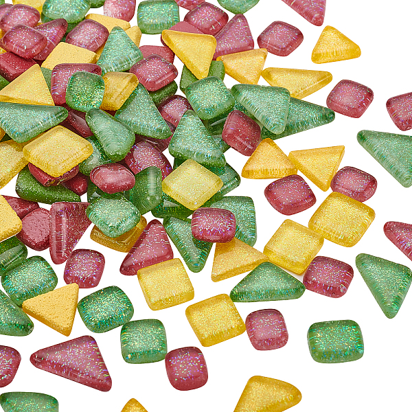 PandaHall Glitter Glass Cabochons, Mosaic Tiles, for Home Decoration or DIY Crafts, Mixed Shapes, Mixed Color, 11~15x11~25x4~5mm, about..., Multicolor
PandaHall Glitter Glass Cabochons, Mosaic Tiles, for Home Decoration or DIY Crafts, Mixed Shapes, Mixed Color, 11~15x11~25x4~5mm, about..., Multicolor