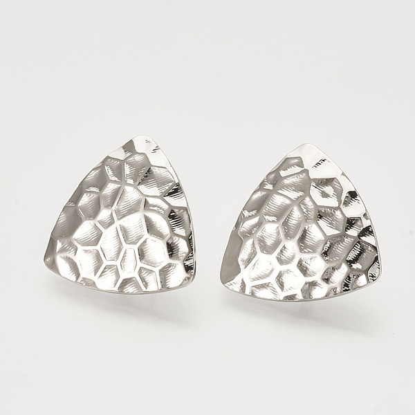 PandaHall Brass Ear Stud Findings, with Loop, Triangle, Nickel Free, Real Platinum Plated, 16.5x17mm, Hole: 2mm, pin: 0.5mm Brass Triangle
PandaHall Brass Ear Stud Findings, with Loop, Triangle, Nickel Free, Real Platinum Plated, 16.5x17mm, Hole: 2mm, pin: 0.5mm Brass Triangle