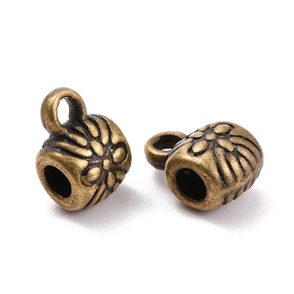 PandaHall Tibetan Style Alloy Tube Bails, Loop Bails, Bail Beads, Barrel, Cadmium Free & Nickel Free & Lead Free, Antique Bronze, 8.5x6x5mm...
PandaHall Tibetan Style Alloy Tube Bails, Loop Bails, Bail Beads, Barrel, Cadmium Free & Nickel Free & Lead Free, Antique Bronze, 8.5x6x5mm...