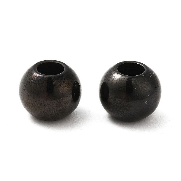 PandaHall Ion Plating(IP) 304 Stainless Steel Beads, Round, Electrophoresis Black, 10x8mm, Hole: 4mm 304 Stainless Steel Round
PandaHall Ion Plating(IP) 304 Stainless Steel Beads, Round, Electrophoresis Black, 10x8mm, Hole: 4mm 304 Stainless Steel Round