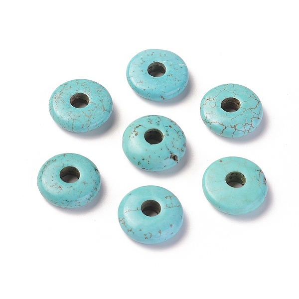 PandaHall Natural Howlite Beads, Dyed, Flat Round/Disc, Turquoise, 15x5mm, Hole: 4mm Magnesite Disc Green
PandaHall Natural Howlite Beads, Dyed, Flat Round/Disc, Turquoise, 15x5mm, Hole: 4mm Magnesite Disc Green