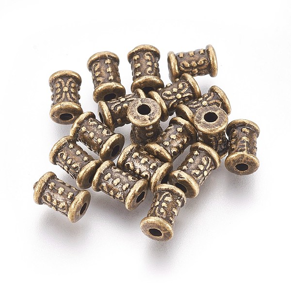 PandaHall Tibetan Style Beads, Antique Bronze Color, Zinc Alloy Beads, Lead Free & Cadmium Free, 7x5mm, Hole: 2mm Alloy Tube
PandaHall Tibetan Style Beads, Antique Bronze Color, Zinc Alloy Beads, Lead Free & Cadmium Free, 7x5mm, Hole: 2mm Alloy Tube