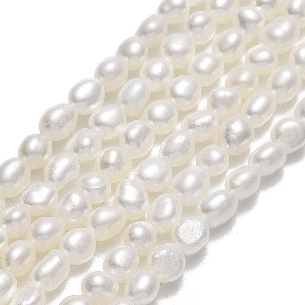 PandaHall Natural Cultured Freshwater Pearl Beads Strands, Two Sides Polished, Linen, 4~5x4x3.5~4mm, Hole: 0.6mm, about 75~76pcs/strand..., Brown
PandaHall Natural Cultured Freshwater Pearl Beads Strands, Two Sides Polished, Linen, 4~5x4x3.5~4mm, Hole: 0.6mm, about 75~76pcs/strand..., Brown