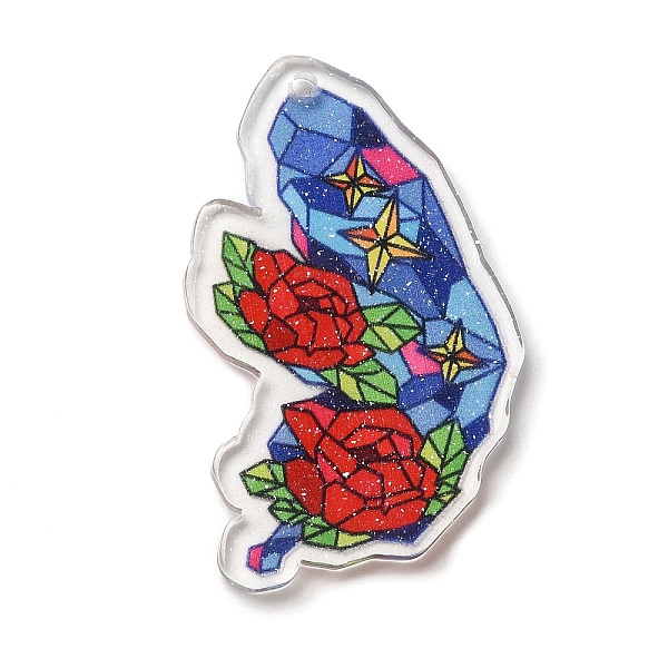 PandaHall Acrylic Pendants, 3D Printed, Butterfly, FireBrick, 44.5x28x2.5mm, Hole: 1.8mm Acrylic Butterfly Red
PandaHall Acrylic Pendants, 3D Printed, Butterfly, FireBrick, 44.5x28x2.5mm, Hole: 1.8mm Acrylic Butterfly Red