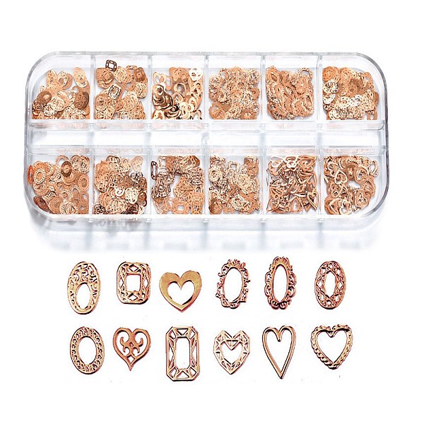 PandaHall Alloy Cabochons, Alloy Computer Patch, Nail Art Decoration Accessories for Women, Rectangle & Square & Oval & Heart, Rose Gold...
PandaHall Alloy Cabochons, Alloy Computer Patch, Nail Art Decoration Accessories for Women, Rectangle & Square & Oval & Heart, Rose Gold...