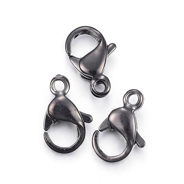 PandaHall 304 Stainless Steel Lobster Claw Clasps, Parrot Trigger Clasps, Electrophoresis Black, 9x6x3mm, Hole: 1.2mm 304 Stainless Steel...
PandaHall 304 Stainless Steel Lobster Claw Clasps, Parrot Trigger Clasps, Electrophoresis Black, 9x6x3mm, Hole: 1.2mm 304 Stainless Steel...