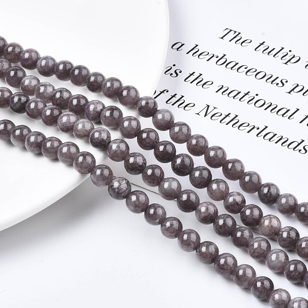 PandaHall Natural Dyed Yellow Jade Gemstone Bead Strands, Round, Gray, 6mm, Hole: 1mm, about 66pcs/strand, 15.7 inch Yellow Jade Round Gray
PandaHall Natural Dyed Yellow Jade Gemstone Bead Strands, Round, Gray, 6mm, Hole: 1mm, about 66pcs/strand, 15.7 inch Yellow Jade Round Gray
