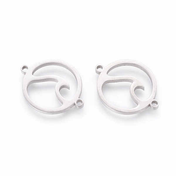 PandaHall 201 Stainless Steel Links, Manual Polishing, Flat Round, Stainless Steel Color, 20x16x1.5mm, Hole: 1.4mm 201 Stainless Steel Flat...
PandaHall 201 Stainless Steel Links, Manual Polishing, Flat Round, Stainless Steel Color, 20x16x1.5mm, Hole: 1.4mm 201 Stainless Steel Flat...
