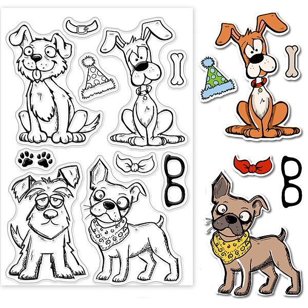 PandaHall GLOBLELAND Comic Dog Clear Stamps for DIY Scrapbooking Cartoon Puppy Silicone Clear Stamp Seals for Cards Making Photo Album...
PandaHall GLOBLELAND Comic Dog Clear Stamps for DIY Scrapbooking Cartoon Puppy Silicone Clear Stamp Seals for Cards Making Photo Album...
