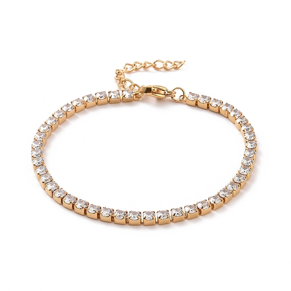 PandaHall 304 Stainless Steel Rhinestone Strass Chain Bracelets, Rhinestone Cup Chains, with Lobster Claw Clasps, Crystal, Golden, 6-1/2..., Clear
PandaHall 304 Stainless Steel Rhinestone Strass Chain Bracelets, Rhinestone Cup Chains, with Lobster Claw Clasps, Crystal, Golden, 6-1/2..., Clear