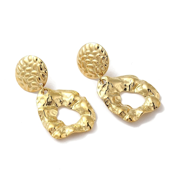 PandaHall 304 Stainless Steel Textured Teardrop Dangle Stud Earrings for Women, Real 18K Gold Plated, 45x22.5mm 304 Stainless Steel Teardrop
PandaHall 304 Stainless Steel Textured Teardrop Dangle Stud Earrings for Women, Real 18K Gold Plated, 45x22.5mm 304 Stainless Steel Teardrop