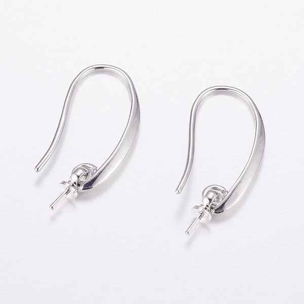 PandaHall Brass Earring Hooks, For Half Drilled Beads, Long-Lasting Plated, Cadmium Free & Nickel Free & Lead Free, Real Platinum Plated...
PandaHall Brass Earring Hooks, For Half Drilled Beads, Long-Lasting Plated, Cadmium Free & Nickel Free & Lead Free, Real Platinum Plated...