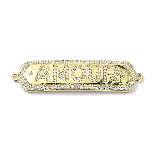 PandaHall Rack Plating Brass Micro Pave Clear Cubic Zirconia Rectangle Links, Word AMOUR Connector Charms, Long-Lasting Plated, Lead Free &...
PandaHall Rack Plating Brass Micro Pave Clear Cubic Zirconia Rectangle Links, Word AMOUR Connector Charms, Long-Lasting Plated, Lead Free &...