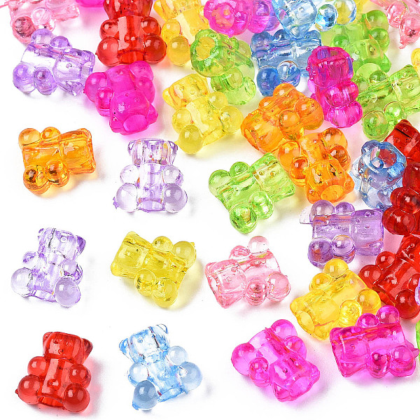 PandaHall Transparent Acrylic Beads, Bear, Mixed Color, 10x10x6mm, Hole: 3mm Acrylic Bear Multicolor
PandaHall Transparent Acrylic Beads, Bear, Mixed Color, 10x10x6mm, Hole: 3mm Acrylic Bear Multicolor