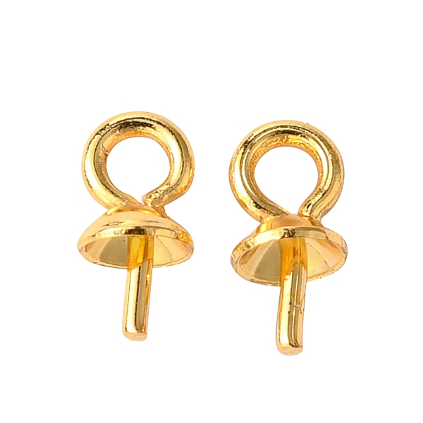 PandaHall Vacuum Plating 304 Stainless Steel Cup Pearl Peg Bails Pin Pendants, For Half Drilled Beads, Golden, 7x3mm, Hole: 1.5mm, Pin...
PandaHall Vacuum Plating 304 Stainless Steel Cup Pearl Peg Bails Pin Pendants, For Half Drilled Beads, Golden, 7x3mm, Hole: 1.5mm, Pin...