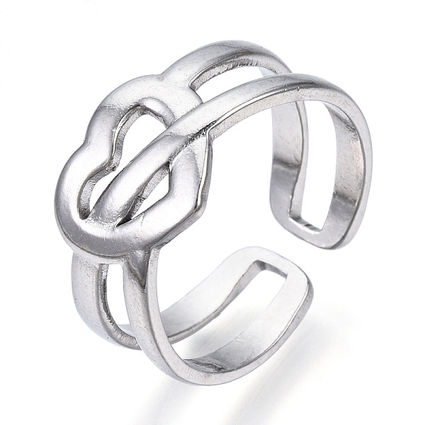 PandaHall 304 Stainless Steel Heart Open Cuff Ring, Hollow Chunky Ring for Women, Stainless Steel Color, US Size 7(17.3mm) 304 Stainless...
PandaHall 304 Stainless Steel Heart Open Cuff Ring, Hollow Chunky Ring for Women, Stainless Steel Color, US Size 7(17.3mm) 304 Stainless...