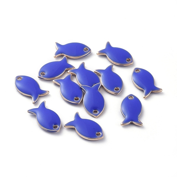 PandaHall Brass Charms, with Enamel, Fish, Raw(Unplated), Blue, 13.5x7.5x2mm, Hole: 1.2mm Brass+Enamel Fish Blue
PandaHall Brass Charms, with Enamel, Fish, Raw(Unplated), Blue, 13.5x7.5x2mm, Hole: 1.2mm Brass+Enamel Fish Blue