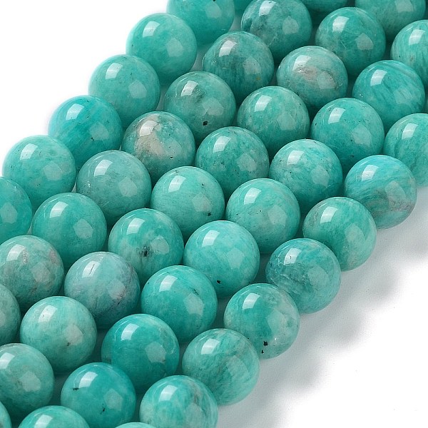 PandaHall Natural Gemstone Amazonite Round Beads Strands, 10mm, Hole: 1mm, about 39pcs/strand, 15.7 inch Amazonite Round
PandaHall Natural Gemstone Amazonite Round Beads Strands, 10mm, Hole: 1mm, about 39pcs/strand, 15.7 inch Amazonite Round
