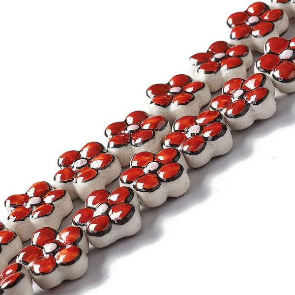 PandaHall Handmade Porcelain Flower Beads Strands, Dark Red, 16.5~17x17~17.5x7.5~7.8mm, Hole: 1.6~1.8mm, about 20pcs/strand, 12.56~12.68...
PandaHall Handmade Porcelain Flower Beads Strands, Dark Red, 16.5~17x17~17.5x7.5~7.8mm, Hole: 1.6~1.8mm, about 20pcs/strand, 12.56~12.68...