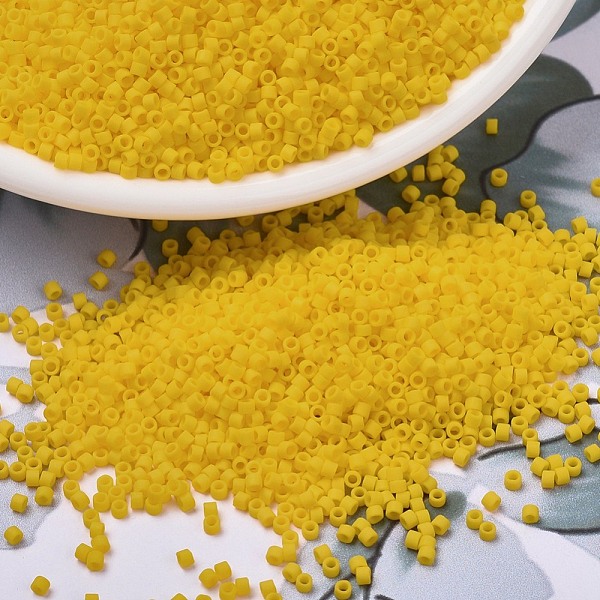 PandaHall MIYUKI Delica Beads, Cylinder, Japanese Seed Beads, 11/0, (DB1582) Matte Opaque Canary, 1.3x1.6mm, Hole: 0.8mm, about 2000pcs/10g..., Gold
PandaHall MIYUKI Delica Beads, Cylinder, Japanese Seed Beads, 11/0, (DB1582) Matte Opaque Canary, 1.3x1.6mm, Hole: 0.8mm, about 2000pcs/10g..., Gold