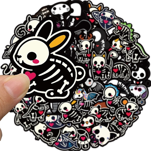 PandaHall 50Pcs Animal Skull Theme PVC Self Adhesive Cartoon Stickers, Waterproof Decals for Laptop, Bottle, Luggage Decor, Mixed Color..., Multicolor
PandaHall 50Pcs Animal Skull Theme PVC Self Adhesive Cartoon Stickers, Waterproof Decals for Laptop, Bottle, Luggage Decor, Mixed Color..., Multicolor