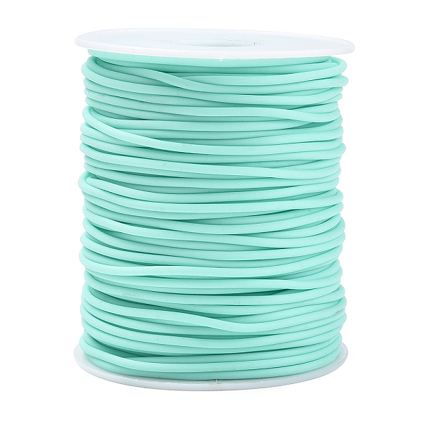 PandaHall Hollow Pipe PVC Tubular Synthetic Rubber Cord, Wrapped Around White Plastic Spool, Pale Turquoise, 2mm, Hole: 1mm, about 54.68...
PandaHall Hollow Pipe PVC Tubular Synthetic Rubber Cord, Wrapped Around White Plastic Spool, Pale Turquoise, 2mm, Hole: 1mm, about 54.68...