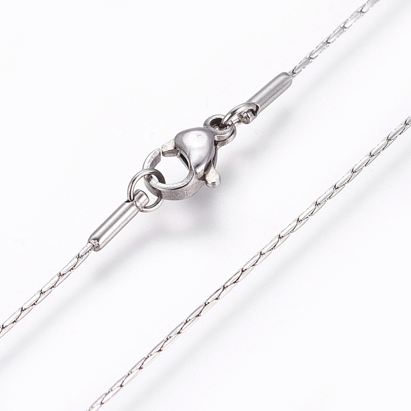 PandaHall 304 Stainless Steel Coreana Chain Necklaces, with Lobster Claw Clasps, Stainless Steel Color, 19.68 inch(50cm) 304 Stainless Steel
PandaHall 304 Stainless Steel Coreana Chain Necklaces, with Lobster Claw Clasps, Stainless Steel Color, 19.68 inch(50cm) 304 Stainless Steel
