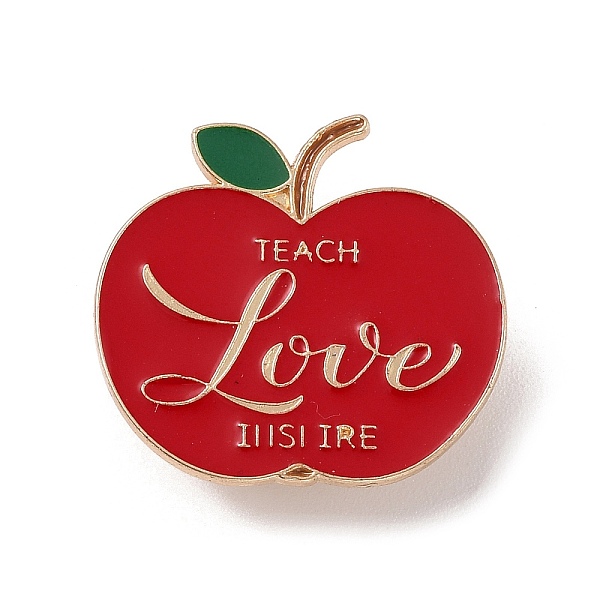 PandaHall Teacher's Day Theme Rack Plating Light Gold Alloy Brooches, Enamel Pins, Word, 26x28x1.5mm Alloy+Enamel Word
PandaHall Teacher's Day Theme Rack Plating Light Gold Alloy Brooches, Enamel Pins, Word, 26x28x1.5mm Alloy+Enamel Word
