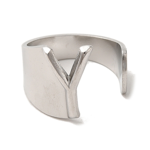 PandaHall 201 Stainless Steel Finger Rings, Letter Y, Inner Diameter: 18mm 201 Stainless Steel Letter Y
PandaHall 201 Stainless Steel Finger Rings, Letter Y, Inner Diameter: 18mm 201 Stainless Steel Letter Y
