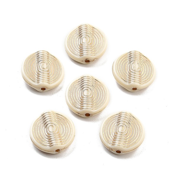 PandaHall Plating Acrylic Beads, Golden Metal Enlaced, Flat Round with Looped Grain, Blanched Almond, 16x5mm, Hole: 1.5mm, 702pcs/500g...
PandaHall Plating Acrylic Beads, Golden Metal Enlaced, Flat Round with Looped Grain, Blanched Almond, 16x5mm, Hole: 1.5mm, 702pcs/500g...