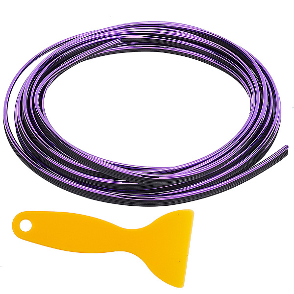 PandaHall Gorgecraft Car Interior Moulding Trim, Rubber Seal Protector, with Scraper Tool, Fit for Most Car, Purple, 6x2.5mm Plastic Purple
PandaHall Gorgecraft Car Interior Moulding Trim, Rubber Seal Protector, with Scraper Tool, Fit for Most Car, Purple, 6x2.5mm Plastic Purple