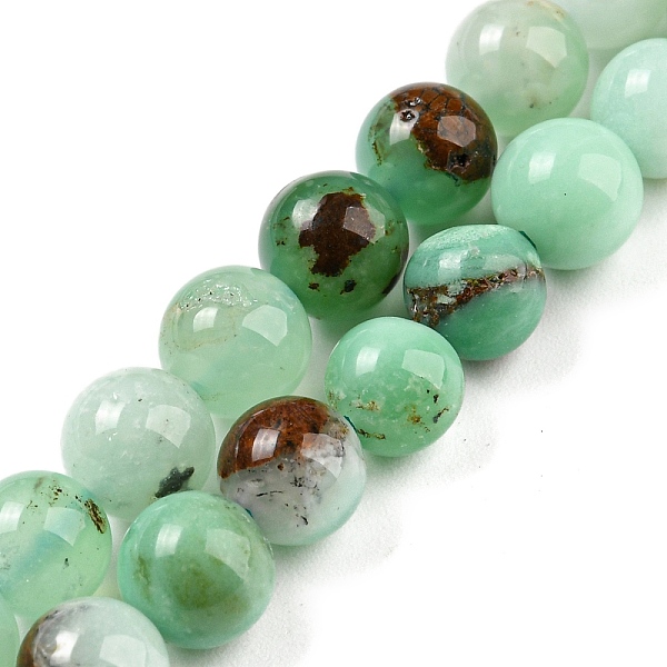 PandaHall Natural Chrysoprase Beads Strands, Round, 8mm, Hole: 0.9mm, about 46~49pcs/strand, 15.16''~15.75''(38.5~40cm) Chrysoprase Round
PandaHall Natural Chrysoprase Beads Strands, Round, 8mm, Hole: 0.9mm, about 46~49pcs/strand, 15.16''~15.75''(38.5~40cm) Chrysoprase Round