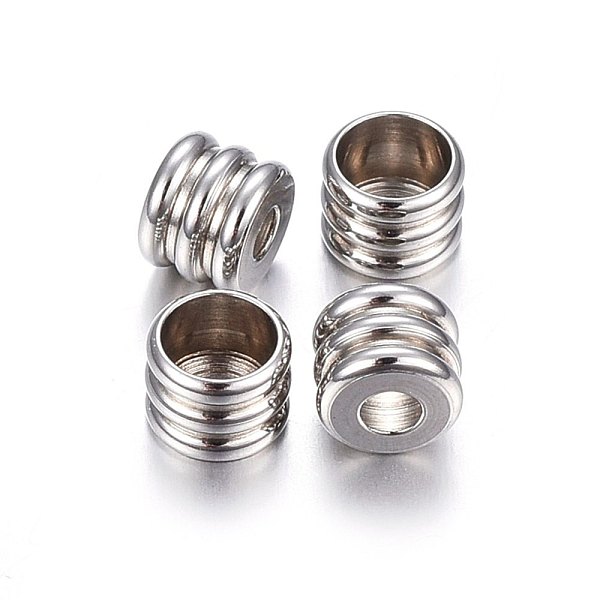 PandaHall 201 Stainless Steel Beads, Column, Stainless Steel Color, 6x4.5mm, Hole: 2.5mm and 5mm 201 Stainless Steel Column
PandaHall 201 Stainless Steel Beads, Column, Stainless Steel Color, 6x4.5mm, Hole: 2.5mm and 5mm 201 Stainless Steel Column