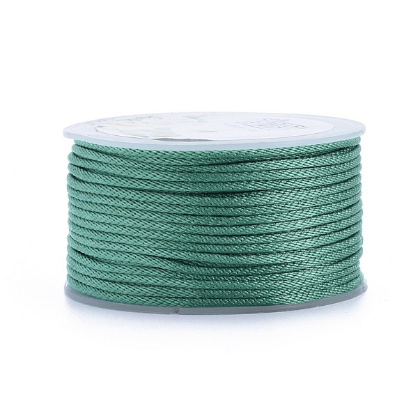PandaHall Polyester Braided Cords, for Jewelry Making Beading Crafting, Medium Aquamarine, 2mm, about 21.87 yards(20m)/roll Polyester Green
PandaHall Polyester Braided Cords, for Jewelry Making Beading Crafting, Medium Aquamarine, 2mm, about 21.87 yards(20m)/roll Polyester Green