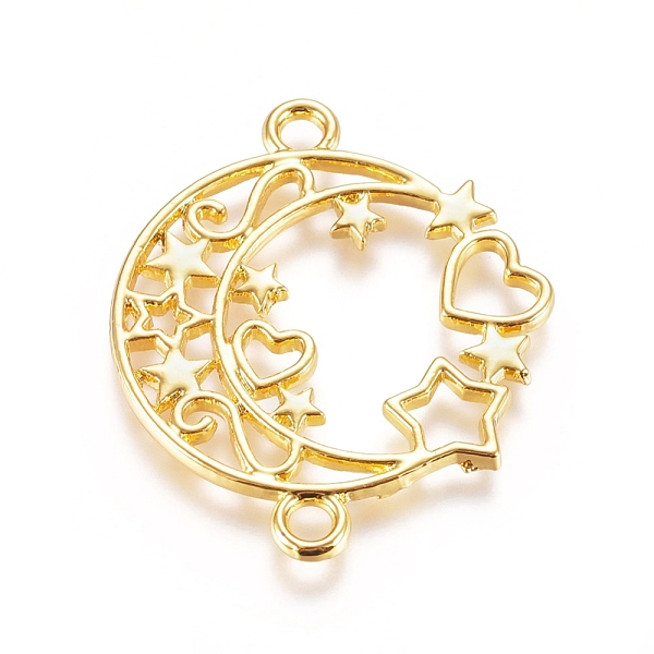 PandaHall Zinc Alloy Links connectors, Open Back Bezel, For DIY UV Resin, Epoxy Resin, Pressed Flower Jewelry, Moon with Star and Heart...
PandaHall Zinc Alloy Links connectors, Open Back Bezel, For DIY UV Resin, Epoxy Resin, Pressed Flower Jewelry, Moon with Star and Heart...