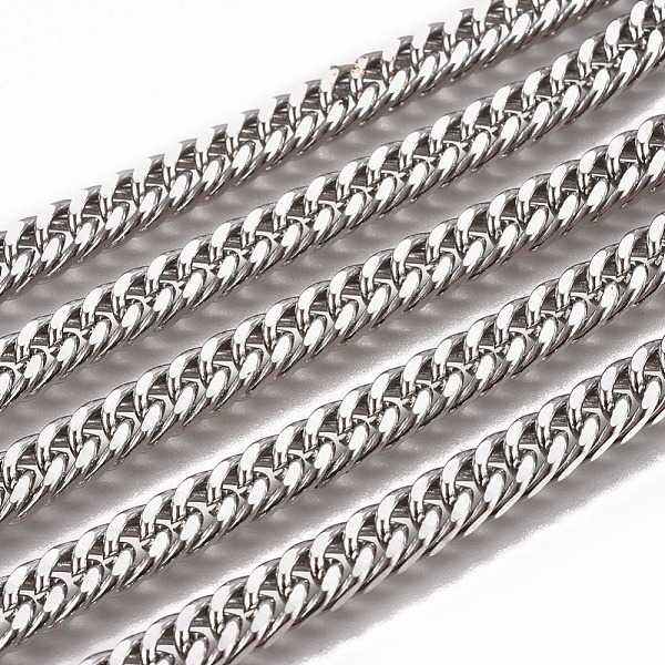 PandaHall 3.28 Feet Handmade 201 Stainless Steel Cuban Link Chains, Chunky Curb Chains, Twisted Chains, Unwelded, Faceted, Stainless Steel...
PandaHall 3.28 Feet Handmade 201 Stainless Steel Cuban Link Chains, Chunky Curb Chains, Twisted Chains, Unwelded, Faceted, Stainless Steel...