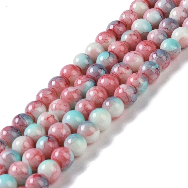 PandaHall Baking Paint Glass Bead Strands, Round, Pale Violet Red, 8mm, Hole: 1mm, about 104~105pcs/strand, 30.71~31.10''(78~79cm) Glass...
PandaHall Baking Paint Glass Bead Strands, Round, Pale Violet Red, 8mm, Hole: 1mm, about 104~105pcs/strand, 30.71~31.10''(78~79cm) Glass...