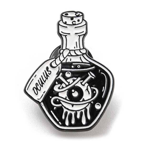 PandaHall Chemistry Theme Enamel Pins, Electrophoresis Black Alloy Brooch for Halloween, Bottle & Eye, 29.5x22x1.5mm Alloy+Enamel Eye Black
PandaHall Chemistry Theme Enamel Pins, Electrophoresis Black Alloy Brooch for Halloween, Bottle & Eye, 29.5x22x1.5mm Alloy+Enamel Eye Black