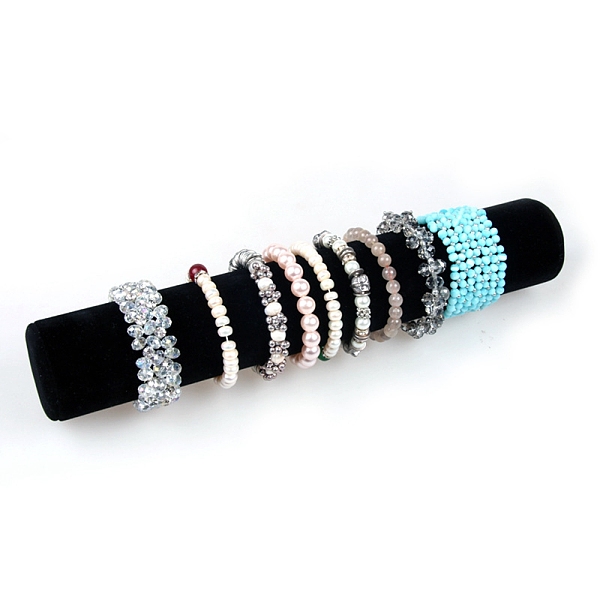 PandaHall Velet Bracelet Scrunchie Display Stands, Jewelry Bar Rack Organizer Holder, Black, 36.3x5.1cm Velvet Black
PandaHall Velet Bracelet Scrunchie Display Stands, Jewelry Bar Rack Organizer Holder, Black, 36.3x5.1cm Velvet Black