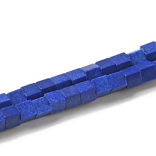 PandaHall Natural Agate Beads Strands, Cube, Dyed & Heated, Blue, 2~2.5x2.5~3.5x2.5~3mm, Hole: 0.4mm, about 157~165pcs/strand, 14.96~15.75''...
PandaHall Natural Agate Beads Strands, Cube, Dyed & Heated, Blue, 2~2.5x2.5~3.5x2.5~3mm, Hole: 0.4mm, about 157~165pcs/strand, 14.96~15.75''...