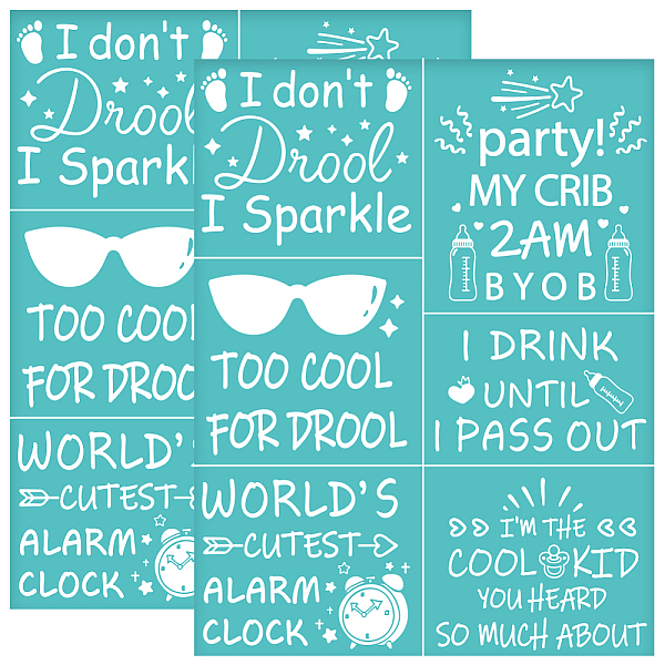 PandaHall Self-Adhesive Silk Screen Printing Stencil, for Painting on Wood, DIY Decoration T-Shirt Fabric, Turquoise, Word, 280x220mm...
PandaHall Self-Adhesive Silk Screen Printing Stencil, for Painting on Wood, DIY Decoration T-Shirt Fabric, Turquoise, Word, 280x220mm...