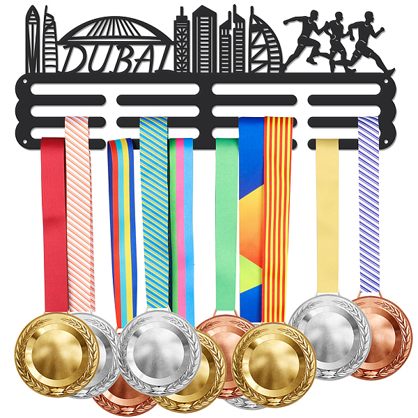 PandaHall Running Theme Iron Medal Hanger Holder Display Wall Rack, with Screws, Dubai, 150x400mm Iron Others
PandaHall Running Theme Iron Medal Hanger Holder Display Wall Rack, with Screws, Dubai, 150x400mm Iron Others