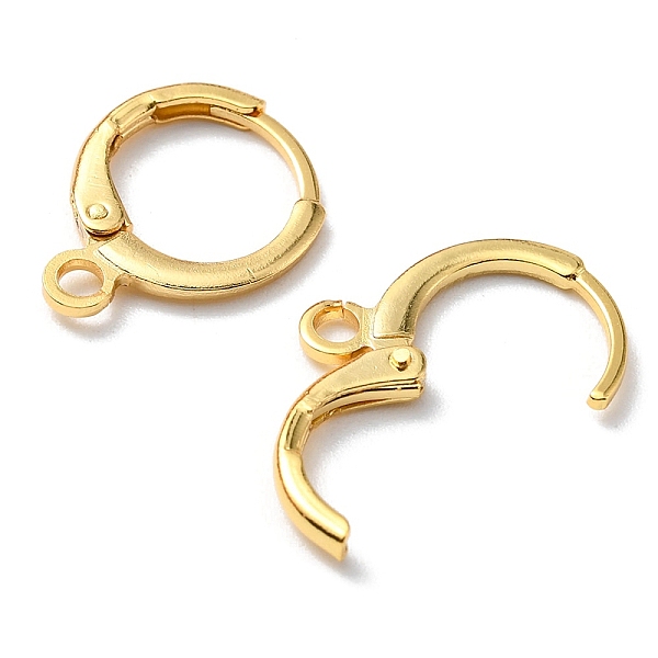 PandaHall Brass Huggie Hoop Earring Findings, with Horizontal Loops, Long-Lasting Plated, Lead Free & Nickel Free, Real 18K Gold Plated...
PandaHall Brass Huggie Hoop Earring Findings, with Horizontal Loops, Long-Lasting Plated, Lead Free & Nickel Free, Real 18K Gold Plated...