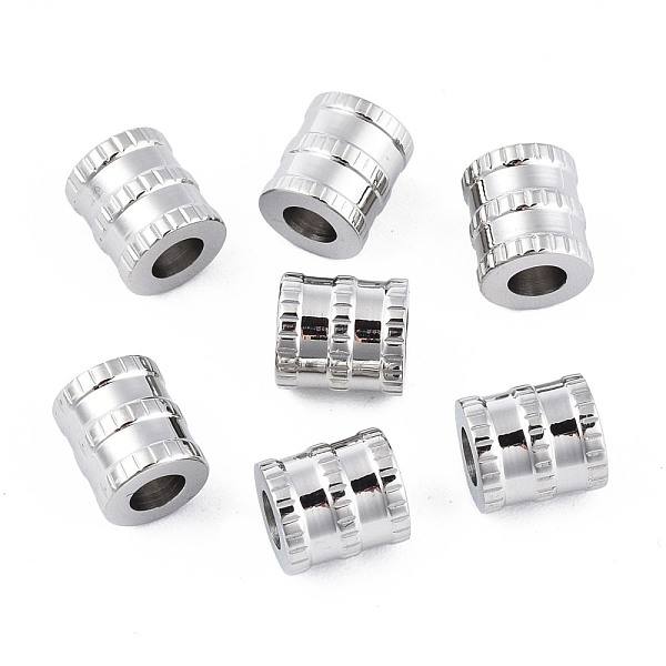 PandaHall 316 Surgical Stainless Steel Beads, Column, Stainless Steel Color, 6.5x6mm, Hole: 3mm 316 Surgical Stainless Steel Column
PandaHall 316 Surgical Stainless Steel Beads, Column, Stainless Steel Color, 6.5x6mm, Hole: 3mm 316 Surgical Stainless Steel Column