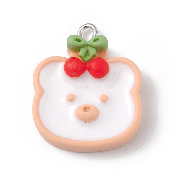 PandaHall Opaque Resin Pendants, Cute Charms, with Platinum Tone Iron Loops, Bear, 25x20x7mm, Hole: 2mm Iron+Resin Bear
PandaHall Opaque Resin Pendants, Cute Charms, with Platinum Tone Iron Loops, Bear, 25x20x7mm, Hole: 2mm Iron+Resin Bear