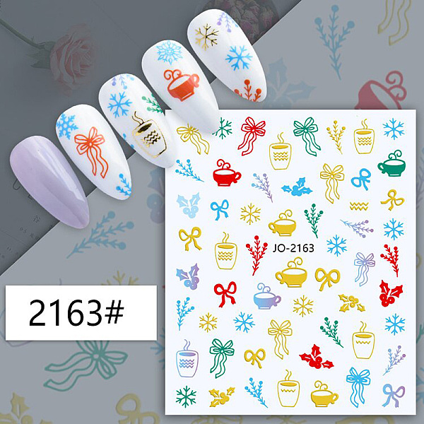 PandaHall Christmas Theme Nail Art Stickers, Nail Decals, for Nail Tips Decorations, Mixed Pattern, Colorful, 10.1x7.85cm Paper
PandaHall Christmas Theme Nail Art Stickers, Nail Decals, for Nail Tips Decorations, Mixed Pattern, Colorful, 10.1x7.85cm Paper