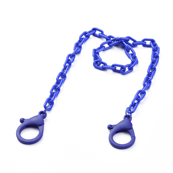 PandaHall Personalized ABS Plastic Cable Chain Necklaces, Eyeglass Chains, Handbag Chains, with Plastic Lobster Claw Clasps, Blue...
PandaHall Personalized ABS Plastic Cable Chain Necklaces, Eyeglass Chains, Handbag Chains, with Plastic Lobster Claw Clasps, Blue...